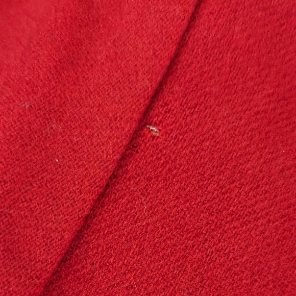 Lawrence Coates Renaissance Vintage Red Wool Blend Blazer Size S - Picture 10 of 11